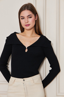 Pull côtelé tricoté pour femmes pull col châle vêtements longs décontracté été automne hiver respirant motif Anti-rétrécissement