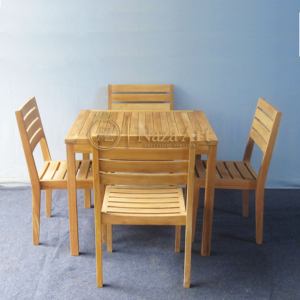 Wholesale Garden Furniture Teak <b>Outdoor</b> Patio <b>Sets</b> Dining Table Wooden Furniture Dining <b>Set</b> Furniture - Product Image 5
