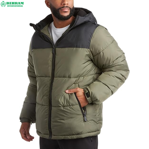 Chaqueta de Plumón para Hombre Behram International, Estilo Urbano, Ecológica, de Buena Calidad, Transpirable, Resistente al Viento, con Forro de Nailon - Product Image 2