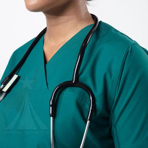Conjunto de Uniformes Médicos para Hospital, Uniforme de Enfermera, Ropa de Trabajo para Laboratorio, Ropa de Trabajo Cómoda y Duradera para el Sector Salud, Uniforme de Enfermera para Hospital - Product Image 5