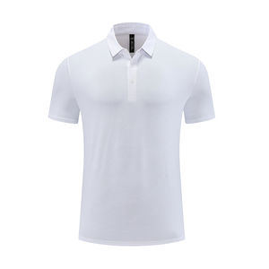 Haute qualité hommes coton à manches courtes pour chemise couleur personnalisée solide respirant tricoté tenue décontracté séchage rapide Logo personnalisé - Product Image 4