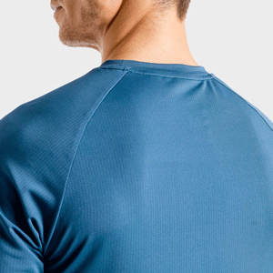Camiseta Deportiva Personalizada para Hombre, Venta al por Mayor, Secado Rápido, Transpirable, Absorbe la Humedad, para Entrenamiento Atlético, Fitness, Manga Corta - Product Image 2