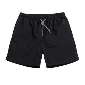 Short de bain de plage décontracté personnalisé pour hommes taille moyenne Denim séchage rapide Fitness vêtements d'été motif solide Service OEM - Product Image 3