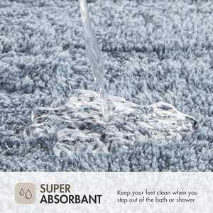 Nouveau tapis de salle de bain en peluche moelleux personnalisé, tapis de bain absorbant, tapis de bain en microfibre à séchage rapide - Product Image 6