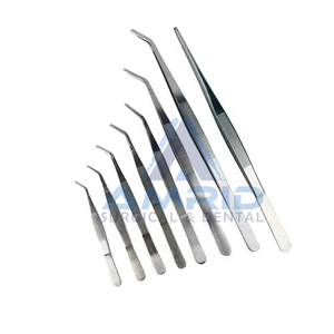 Pinzas dentales quirúrgicas Pinzas médicas de acero inoxidable Pinzas con revestimiento negro reutilizable - Product Image 6