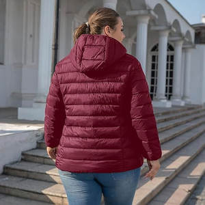 Chaqueta Acolchada para Mujer, Resistente al Agua, Plegable, Abrigo de Invierno Ligero y Aislado para Clima Frío, Ideal para Viajes - Product Image 3