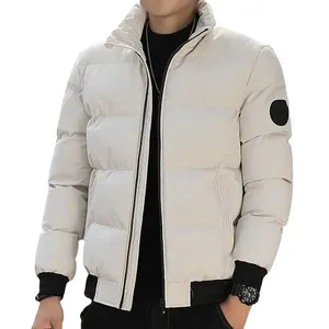 Factory Winter New Arrival <b>Long</b> Sleeve Puffer <b>Men</b> <b>Jacket</b> With Customized Logo Printed Puffer <b>Jackets</b> - Product Image 4