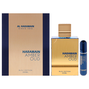 Al Haramain Bleu Edition-6.7 oz EDP Spray Unisex floreale Oud con profumo di rosa fresca ambra liquido Parfum - Product Image 1