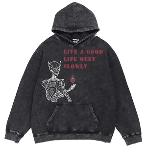 Qualité supérieure hommes robuste confort café éponge goutte épaule Europe amérique surdimensionné lavage à l'acide unisexe hiver numérique - Product Image 1