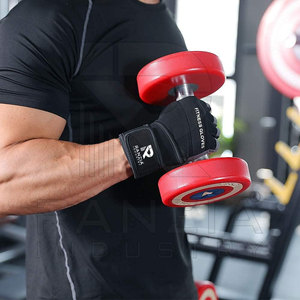 Custom Weightlifting Athletic Workout Fitness <b>Weight</b> Lifting Powerlifting Glove Unisex Gym Gloves Gear Accessories - Product Image 5