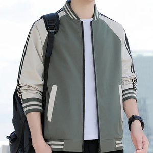 Men s jacket versatile for spring and autumn casual and fashionable style windproof waterproof simple and <b>trendy</b> jacket - Product Image 5