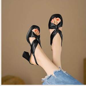 Zapatos Mary Jane de Estilo Francés para Primavera y Verano, Zapatos Planos de Cuero con Suela Gruesa de Estilo Británico Retro, Zapatos de Tacón Alto Dulces y Elegantes - Product Image 4