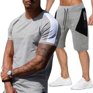 Conjuntos Cortos para Hombre, 100% Algodón, Tacto Suave, Estampado, Ecológico, Transpirable, Atuendo de Verano, Precio Económico - Product Image 1