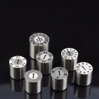 Insert de tampon de date pour calendrier S136, marqueur de date (année/mois/vide) à broche pour moule d'injection, certifié ISO9001 BAITO, en stock