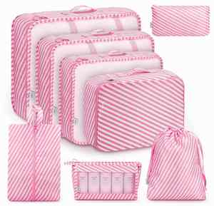 Organizadores de Equipaje de Viaje Ligeros y Duraderos, 8 Juegos de Cubos de Embalaje para Accesorios de Viaje - Product Image 2