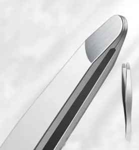 Pinzas para Cejas de Acero Inoxidable con Punta Inclinada, Ecológicas, Reutilizables, Cómodas, para Mujeres y Hombres - Product Image 4