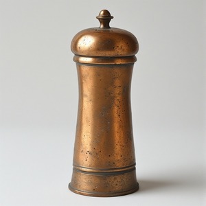 Molinillo agitador y pimienta de latón vintage elegante con acabado de pátina antigua artesanal para interiores de comedor decorativos - Product Image 4