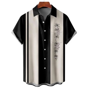 <b>Men's</b> Cotton Casual Top Short Sleeve Lapel <b>Shirt</b> With <b>Hawaiian</b> Print Fashionable Sports Wear New Condition <b>men's</b> <b>shirts</b> - Product Image 5