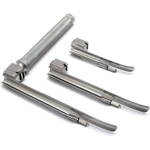 Laryngoscope with Miller Blades Set with <b>LED</b> <b>Lights</b>/<b>Fiber</b> <b>Optic</b>/Standard / Diagnostic Instruments ENT Device - Product Image 3