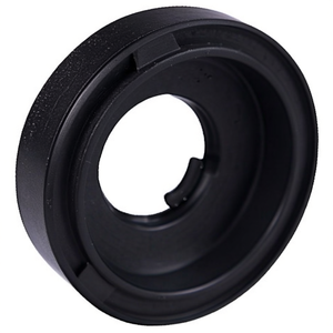 Large Black <b>Plastic</b> Recessed <b>Disc</b> for Tool Cases - Product Image 3