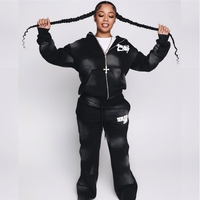 Vente en gros de sweats à capuche en coton pur de haute qualité, personnalisés, épais, pour l'hiver, avec impression DTG, style streetwear unisexe