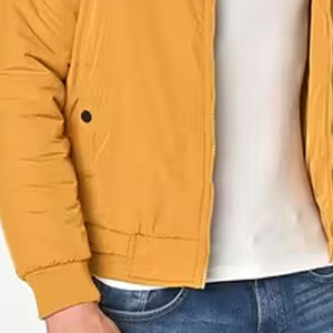 แจ็คเก็ตบอมเบอร์ shearling ป้องกันแบคทีเรียสำหรับผู้ชายและผู้หญิงปกตั้งดีไซน์แบบกำหนดเองโลโก้ - Product Image 4