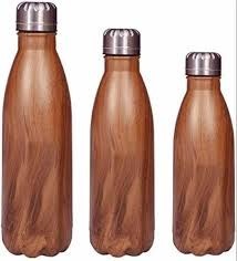 Botella de madera reutilizable Diseño ecológico - Product Image 2