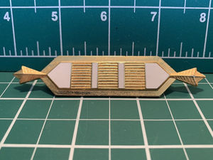 ตราสัญลักษณ์ระดับตำแหน่งแบบกำหนดเอง 3 แถบ ป้ายติดไหล่ ปักลายลูกไม้ กระดุม 3 มิติ บริการสั่งทำ คุณภาพดี - Product Image 4