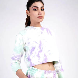 Women Custom Logo Sportswear Sweat Suit Workout Fitness Fleece Plus Size Sweatshirt and Sweatpants Tracksuit for Women - Product Image 1