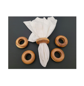 โรงงานขายส่งแหวนผ้าเช็ดปากไม้มะม่วงการออกแบบที่ดีที่สุดผู้ถือผ้าเช็ดปากมือสานแหวนผ้าเช็ดปากรอบการออกแบบด้านบน - Product Image 3