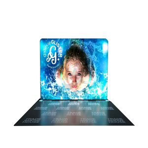 Chuyên nghiệp Led chiếu sáng hiển thị với khung nhôm và căng thẳng vải <span class=keywords><strong>Backdrop</strong></span> cho triển lãm Thương mại và quảng cáo - Product Image 1