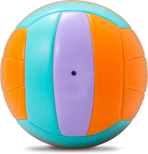 Voleibol de PVC profesional de alta calidad, tamaño apropiado para la edad 5 con 18 paneles cosidos a máquina coloridos para uso en la playa del parque - Product Image 2