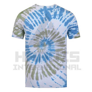 Meilleure collection de couleurs pour hommes t-shirts couleur unique tie dye vente en gros nouveau design de haute qualité couleur unie tie dye t-shirt - Product Image 2