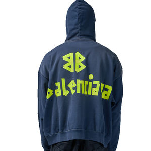 Sweat-shirt à capuche de haute qualité 100% coton avec logo personnalisé, poids lourd 400 g/m², streetwear, hip-hop, impression graphique, sweat-shirt à capuche pour homme Revenge - Product Image 2