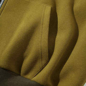 Nouveaux sweats à capuche zippés 100% coton à la mode pour hommes conception personnalisée Logo respirant imprimé sur les sweats à capuche prix de gros - Product Image 6
