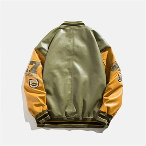 ผู้ผลิตเสื้อผ้าสตรีทแวร์ ขายส่งเสื้อแจ็คเก็ต Letterman แบบกำหนดเอง ไซส์ใหญ่ เสื้อแจ็คเก็ตวาร์ซิตี้ผู้ชาย เสื้อแจ็คเก็ตวินเทจสำหรับฤดูหนาว เสื้อแจ็คเก็ตสำหรับโรงเรียนและวิทยาลัย เสื้อโค้ทผู้ชาย - Product Image 3