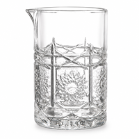 Verre à cocktail professionnel en cristal sans plomb avec base lestée et pichet mélangeur gravé pour barman et équipement de bar