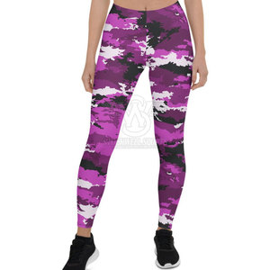 ออกแบบเลกกิ้งของคุณเอง เนื้อผ้าทึบ ระบายอากาศ แห้งเร็ว เป็นมิตรกับสิ่งแวดล้อม ราคาประหยัด ผลิตจากสแปนเด็กซ์/โพลีเอสเตอร์ สำหรับผู้หญิง - Product Image 1