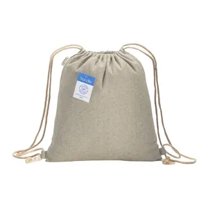 Zaino Ecologico in Cotone Riciclato a Impatto Zero per Promozioni - Product Image 6