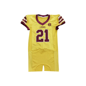 Maillot de football américain Tissu polyester Vêtements d'entraînement de football intérieur Maillots de football d'équipe personnalisés fabriqués au Pakistan - Product Image 3