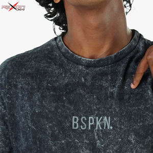 Custom Logo Plain Men Mineral Vintage <b>Blank</b> T Shirt Retro Color Shaka Heavy <b>Weight</b> T Shirts Acid Wash T Shirt for Men - Product Image 3