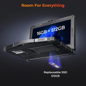 5.6 "robusto Computer portatile finestre 11 Pro, i5-1135G7 Intel, 16GB + 512GB, pesante Laptop, wi-fi 6, 4G LTE robusto Computer portatile - Product Image 4