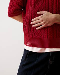 Pull à manches courtes en coton de haute qualité pour homme, coupe classique, col brodé au dos, logo privé personnalisé, automne - Product Image 6