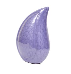 Handmade Modern Design Adult Casket Top Selling Drop Shape Cremation Urn for Human Ash Fancy Funeral Urn Latest Wh - Product Image 1