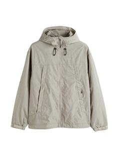 Veste coupe-vent décontractée pour hommes, tissu imperméable respirant, capuche coupe-vent, fermeture à glissière, grande taille, été - Product Image 4