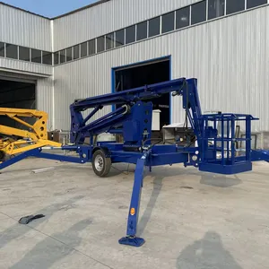 Maximum power hydraulic cherry picker trolley lift table Mini scissor car lift table equipment Manlift 20 meters