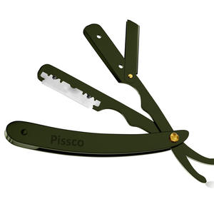 Stainless Steel Folding Shaving Knife with Straight <b>Edge</b> Barber Razor Custom logo razor Men's Straight Razor By Pissco Pakistan - Product Image 2