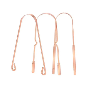 Surgical Grade Pure Copper <b>Tongue</b> <b>Cleaner</b> Stainless Steel Material for Effective Cleaning of the <b>Tongue</b> - Product Image 1
