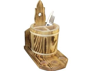 Soporte para cubiertos de Metal de 4 compartimentos más vendido para restaurante, Hotel, hogar, cocina con reposapiés en forma de cuchara - Product Image 1