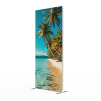 Cadre en tissu SEG mural ADMAX pour la publicité en magasin de détail avec graphismes imprimés personnalisés et design en aluminium pliable D40F